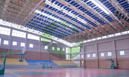 佛山外語學院三水校區(qū)體育館工程_體育館吸音板