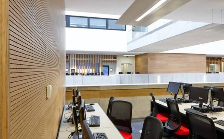 湖南益陽(yáng)計(jì)算機(jī)機(jī)房防火吸音板聲學(xué)工程-0